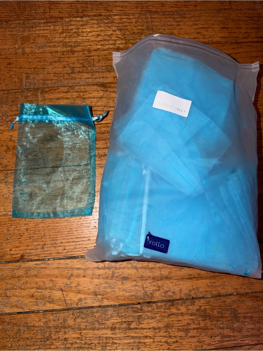 74 Blue Mesh Bags - Blue